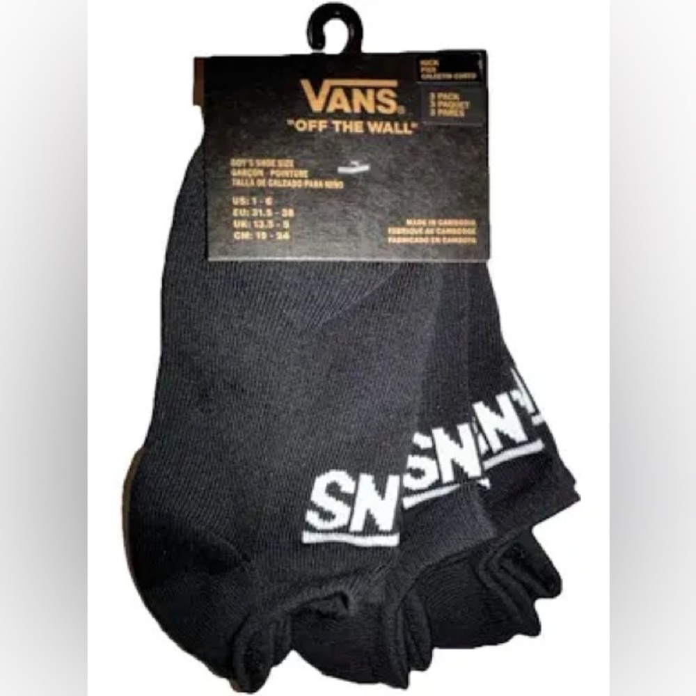 Vans Off the Wall No-Show Socks 3 Pairs